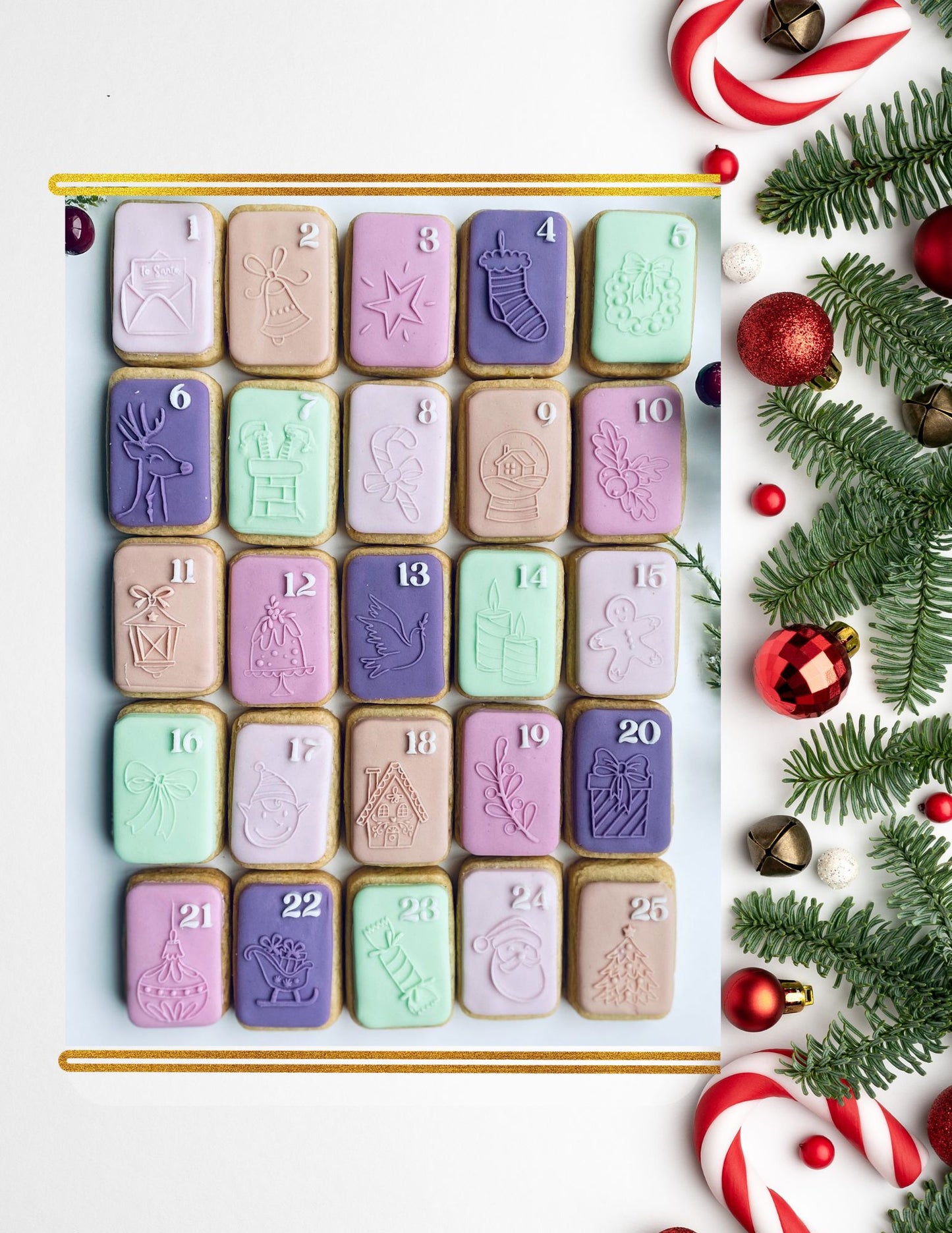 Calender Christmas Cookies